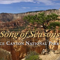 Title screen for A Song of Seasons film reads Bryce Canyon National Park