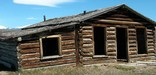 One of several outbuildings still standing at the old Pacific Springs stage station near South Pass, WY