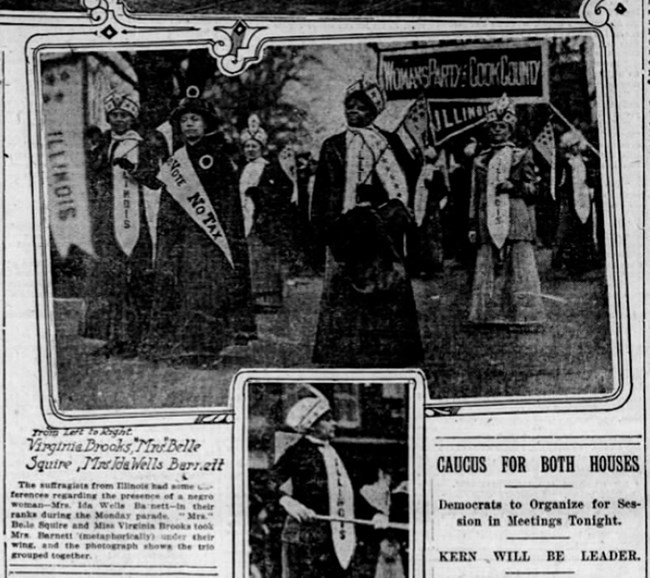 Ida B Wells 1913 newspaper