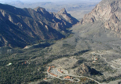 The Basin, as viewed from Casa