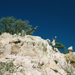 Scrambling to the summit of Emory Peak