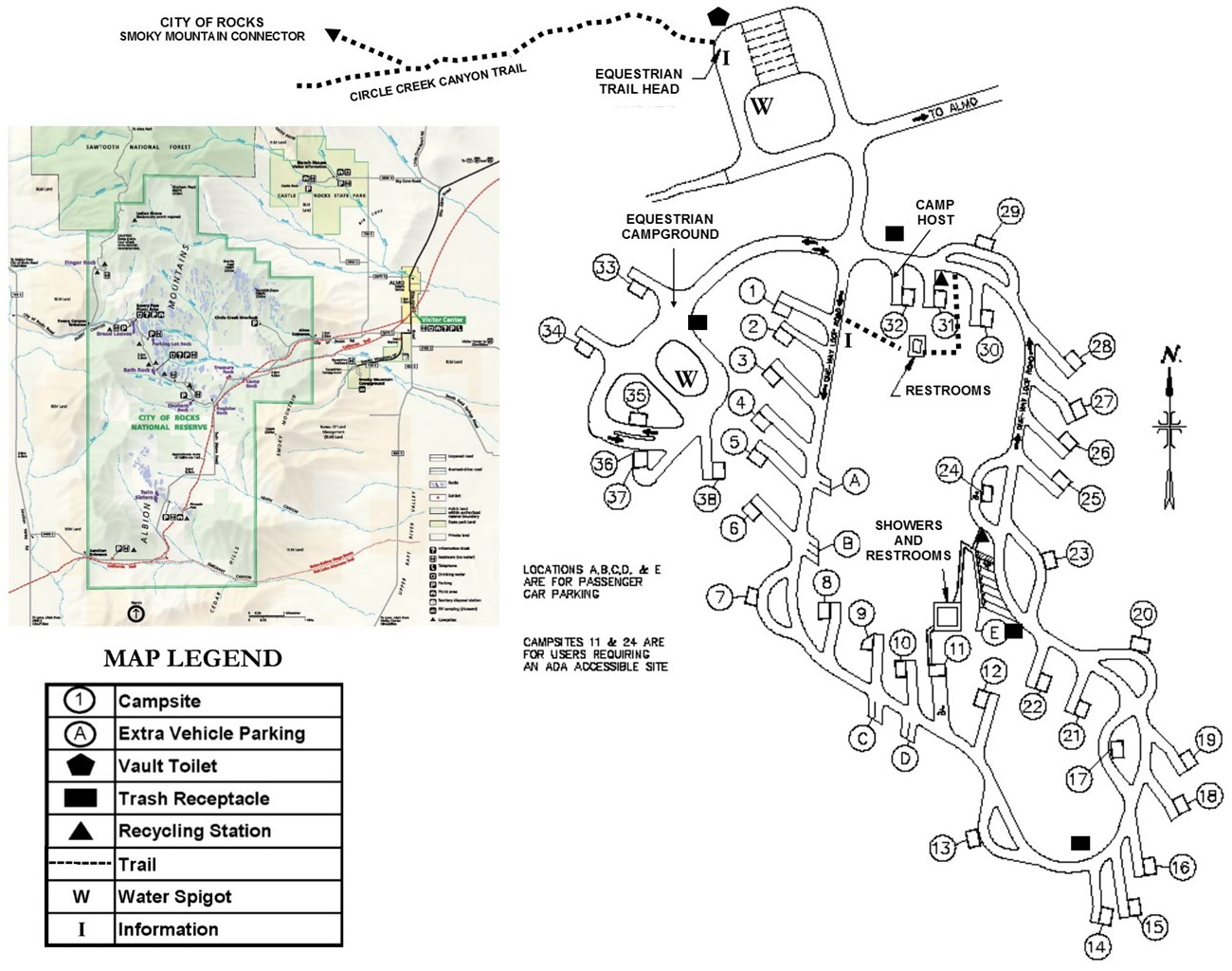 Picture of Smoky Mountain Campground Layout
