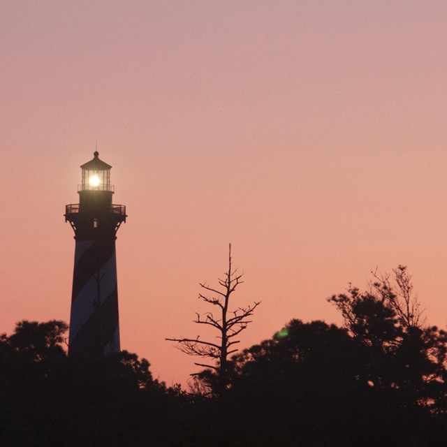 Cape Hatteras Lighthouse at Dusk