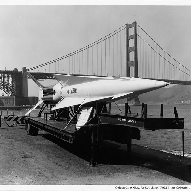 Nike Missile at Crissy Field, c1960