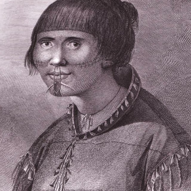 A woman of Oonalaska (Unalaska), between 1741 and 1767