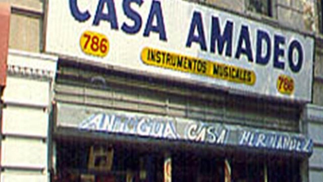 Front entrance of the Casa Amadeo building