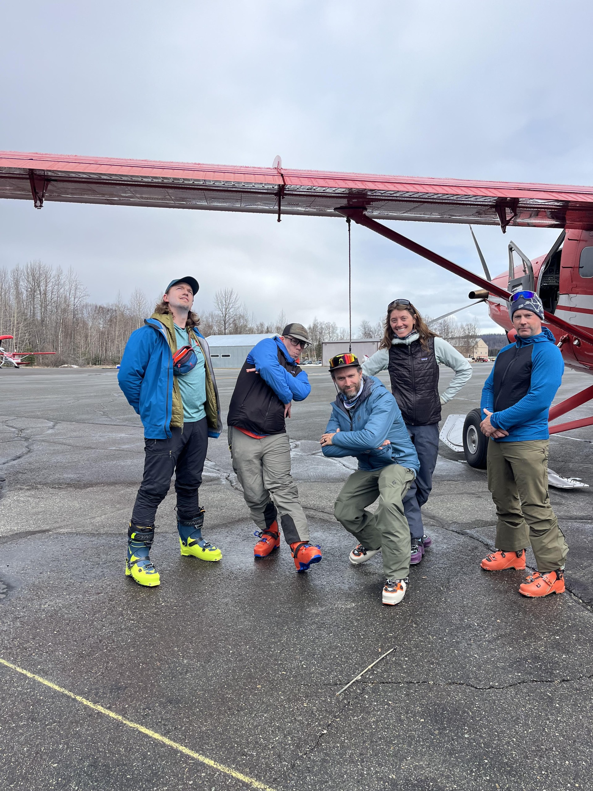 Kayes patrol Patrol 2 left to right: Craig Smith, Jake Kayes, Jonah Olson, Brie Yost, and Sean Smith.