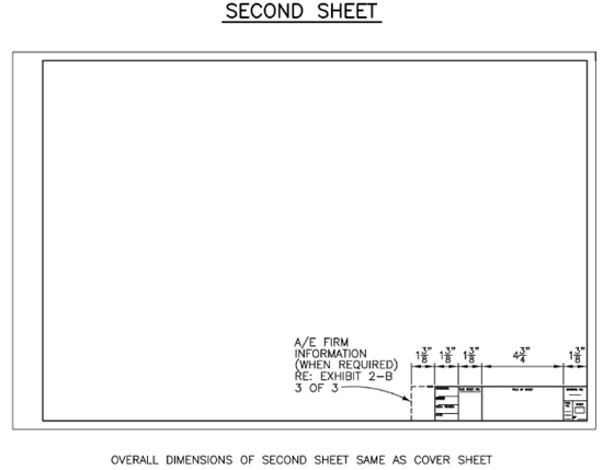 architectural sheet format