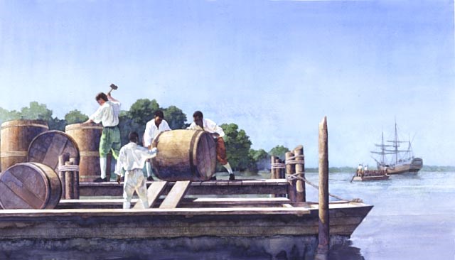 Enslaved on Potomac River Landing