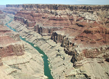 Colorado River cutting Grand Canyon