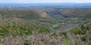 View of mesas