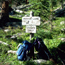 a photo of a sign on a backcountry route