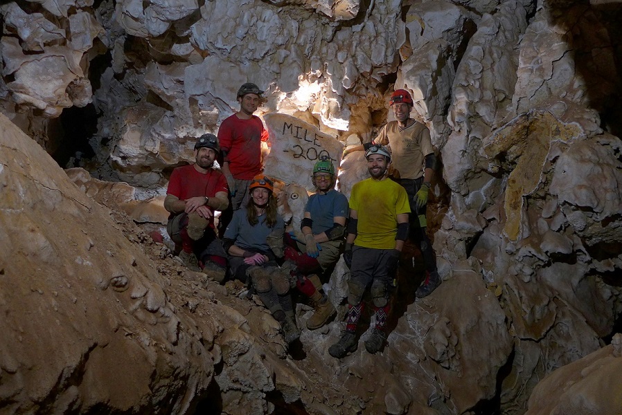 Cave explorers mapped the 200th mile in Jewel Cave.