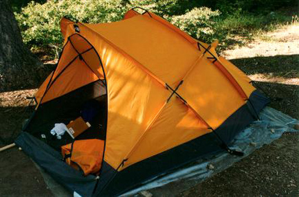 orange tent