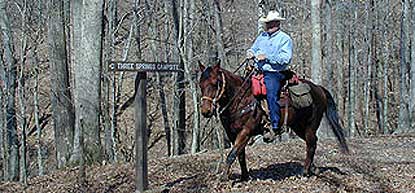Horseback riding at Mammoth Cave National Park