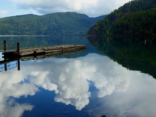 Clouds over Lake Crescent