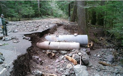 staircase road washout