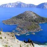 Wizard Island & Crater Lake