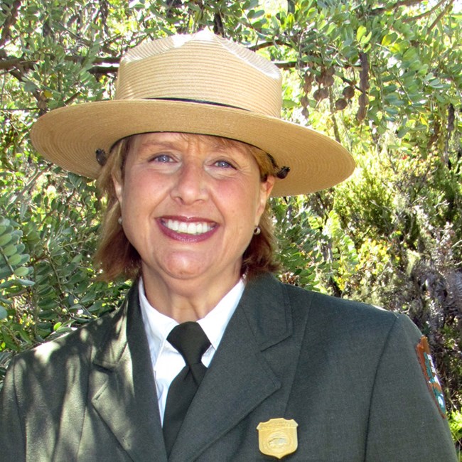 Portrait of a female ranger.