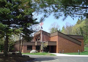 Amid the forested ravines of the Marquette Iron Range, the Michigan Iron Industry Museum overlooks the Carp River and the site of the first iron forge in the Lake Superior region. Amid the forested ravines of the Marquette Iron Range, the Michigan Iron Industry Museum overlooks the Carp River and the site of the first iron forge in the Lake Superior region.