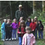 ranger with children