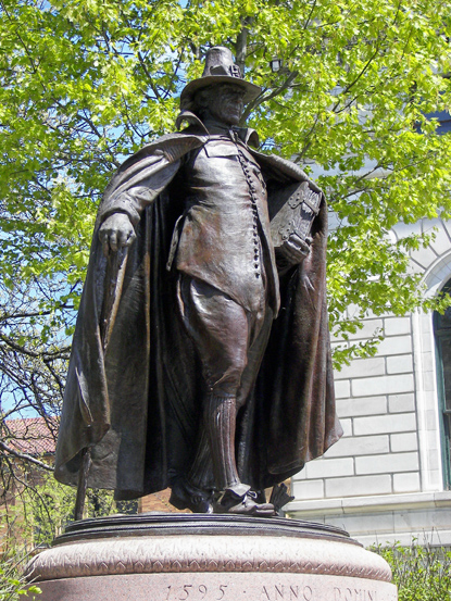 Puritan Statue in Springfield, Massachusetts by Augustus Saint-Gaudens