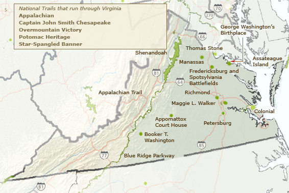 Map of Virginia