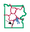 A map of Yellowstone park shows road construction at Grant Village.