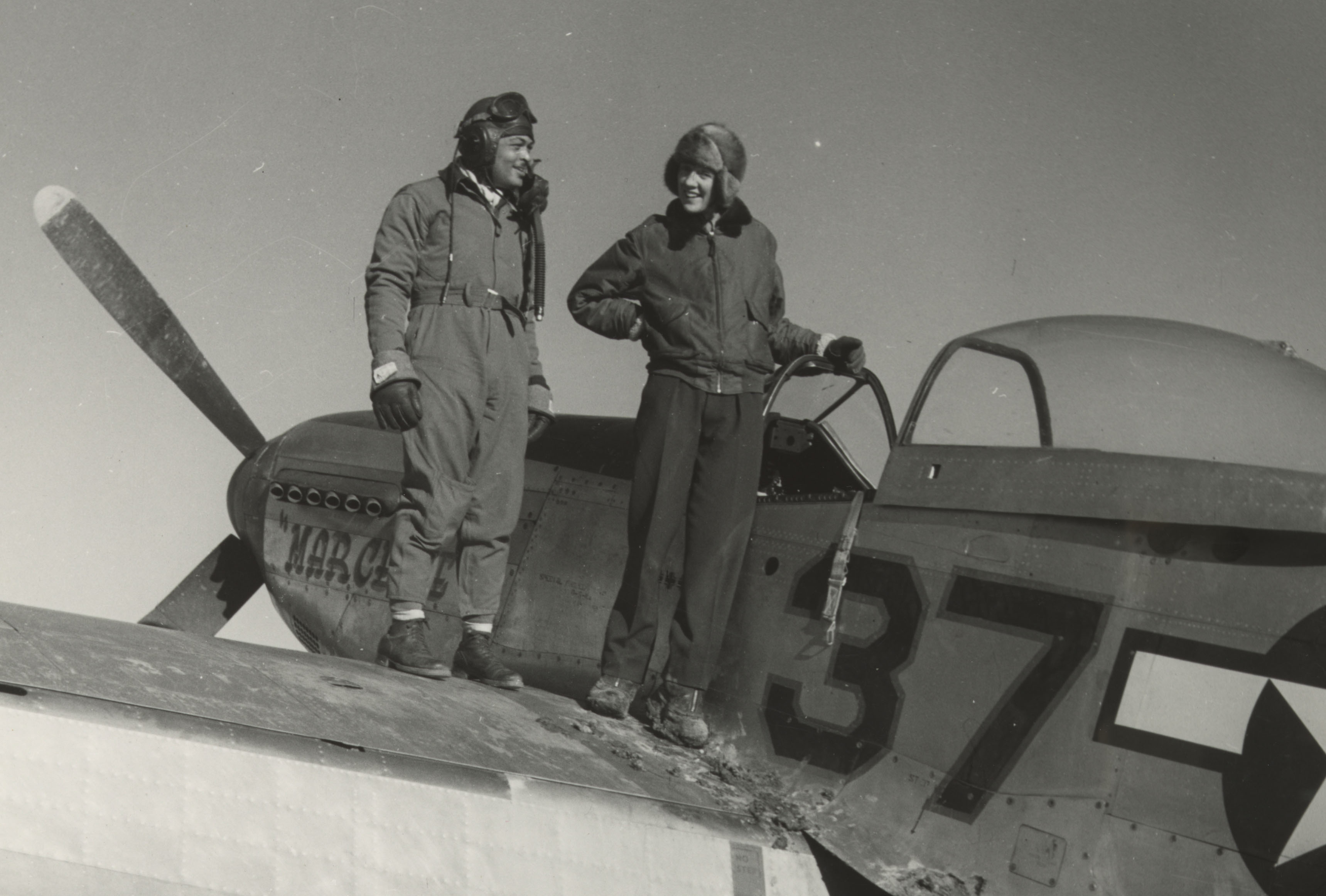 Photograph of Toni Frissell with Major George S. 