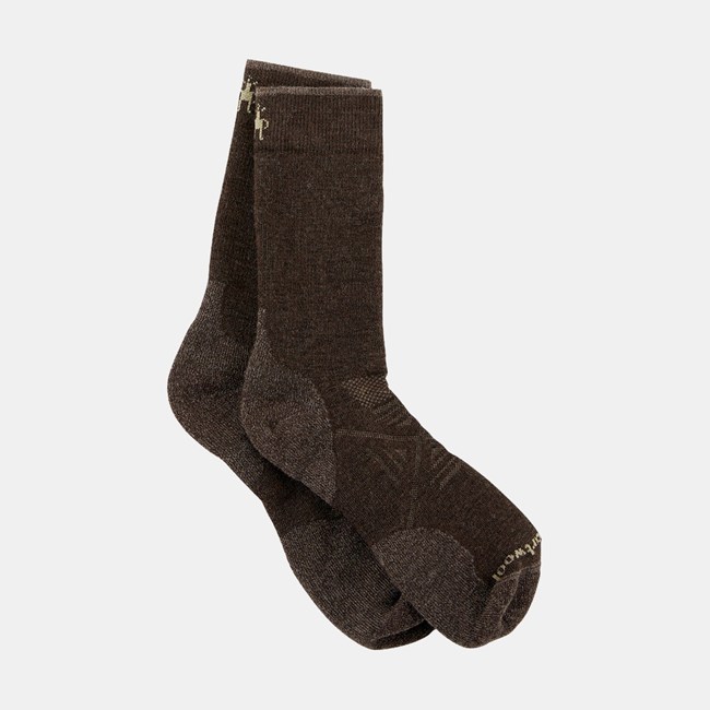 Hiking Socks A pair of brown hiking socks