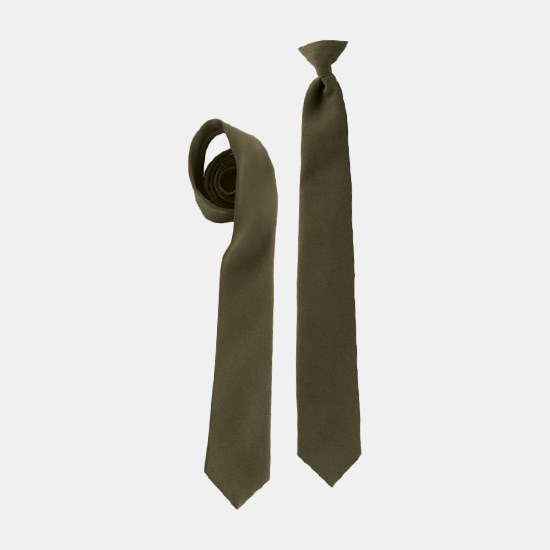 Uniform Ties Two green ties, one clip-on