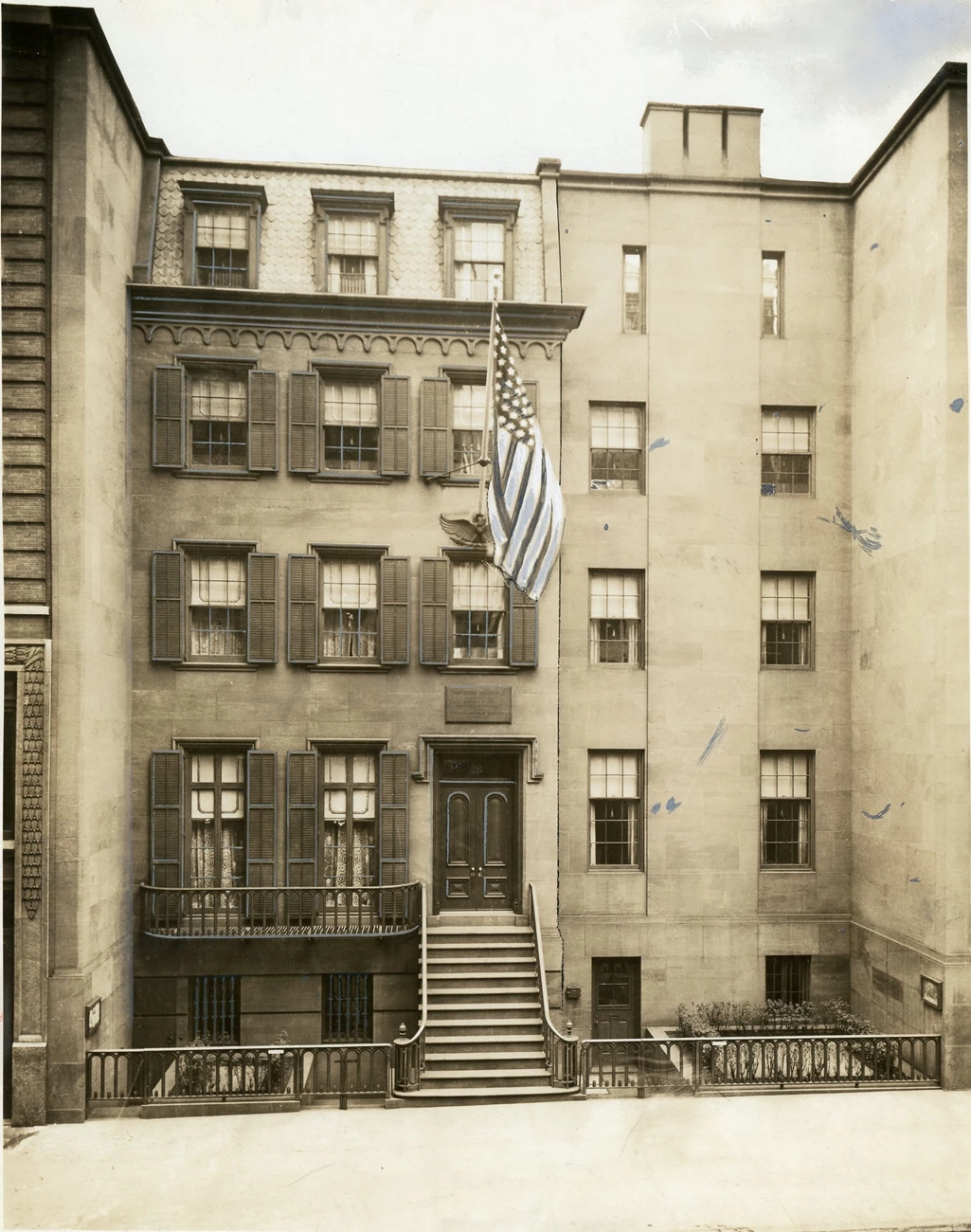 1923 Theodore Roosevelt Museum image of Theodore Roosevelt Birthplace National Historic Site in 1923