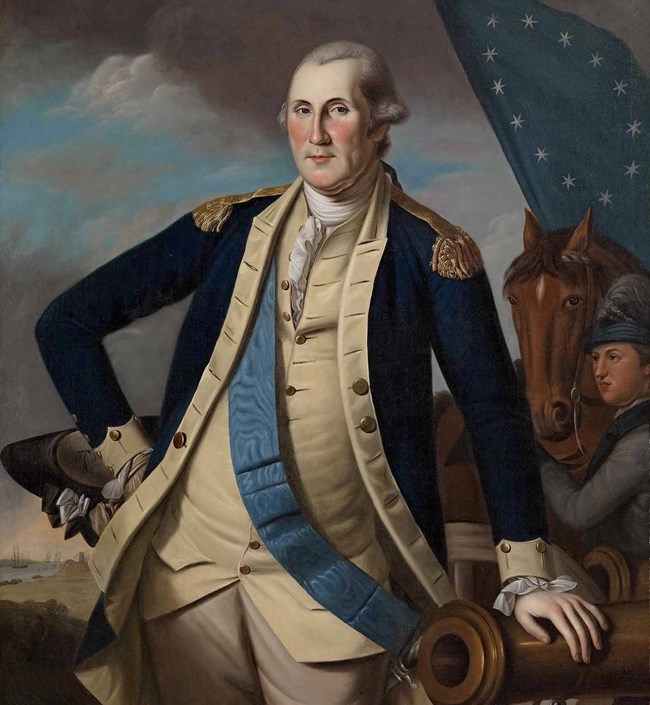 Charles Wilson Peale portrait of George Washington in his uniform as general of the Continental Army