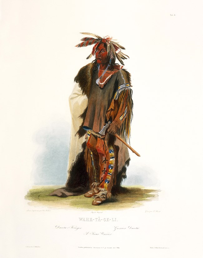 painting of native american chief