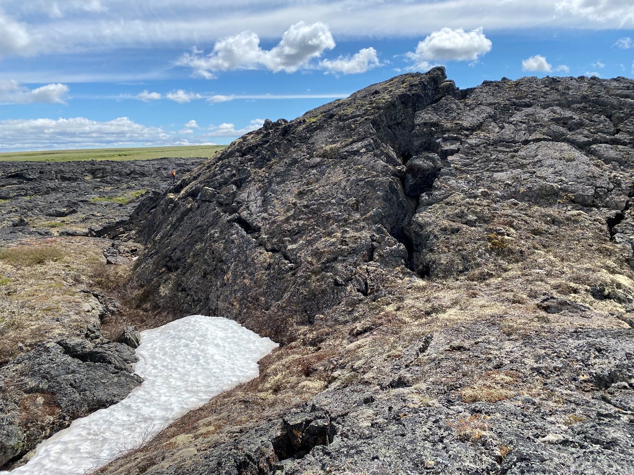 photo of a dome of lava rock