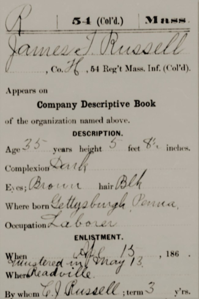 James Russell Service Record James Russell Service Record