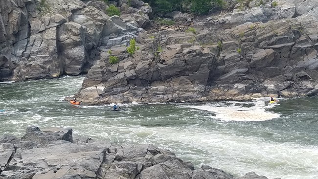 A view of the Great Falls Overlook