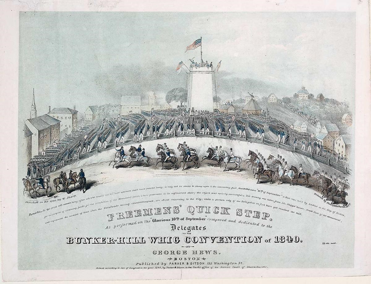 The Bunker Hill Monument Fair of September 1840 (U.S. National 