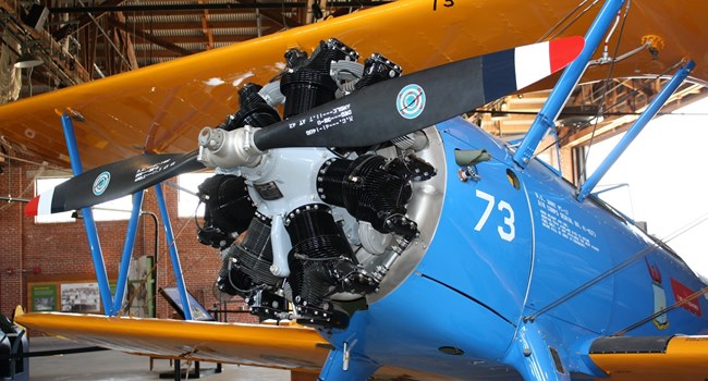 NPS / Aaliyah Jones Historic World War II era fighter plane