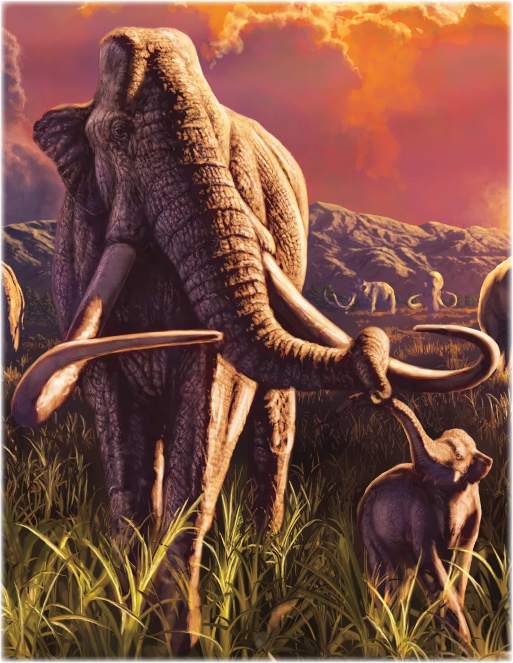 Figure 3 mammoth-01 painting of a mammoth