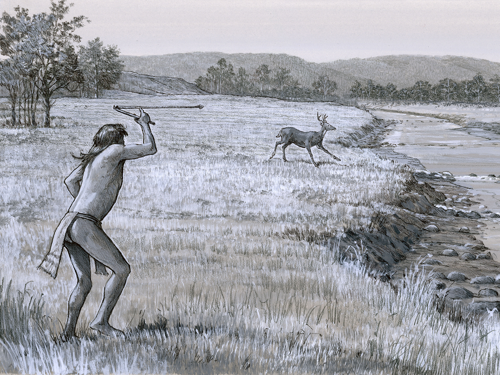 native american indians hunting