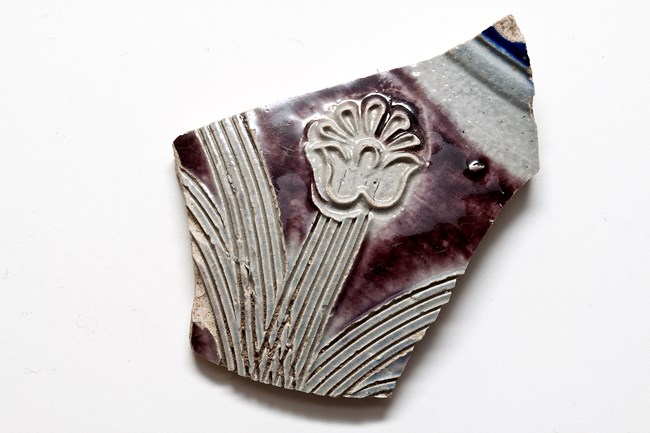 Westerwald stoneware sherd Westerwald stoneware sherd