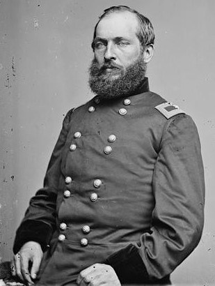 James Garfield 1865 James Garfield seated wearing military uniform