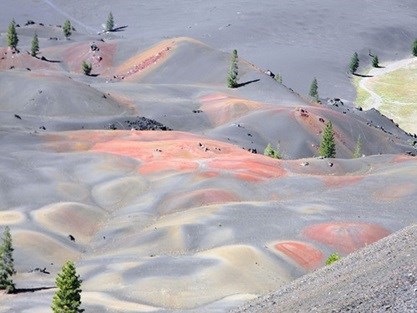 Hiking to the Painted Dunes at Lassen Volcanic National Park