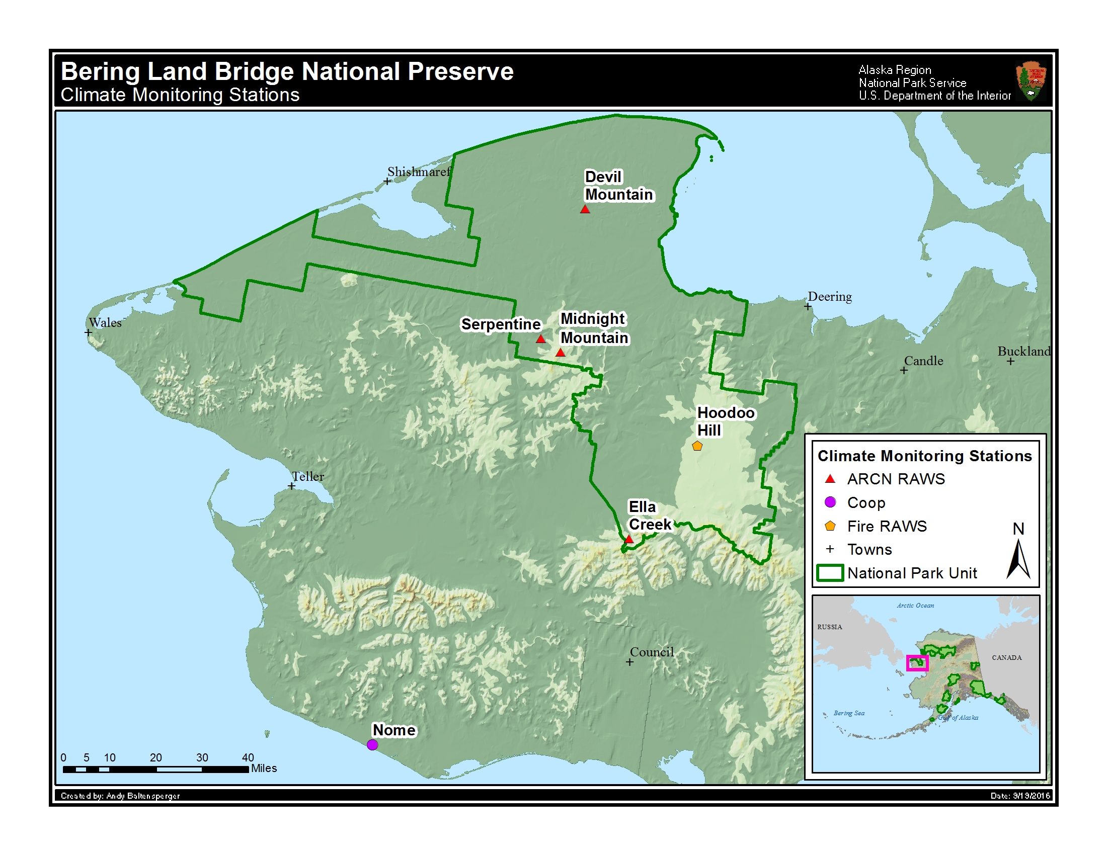 Bering Land Bridge National Preserve Nome Weather Summary Fall 2021   Map BELA Climate Sites 1 