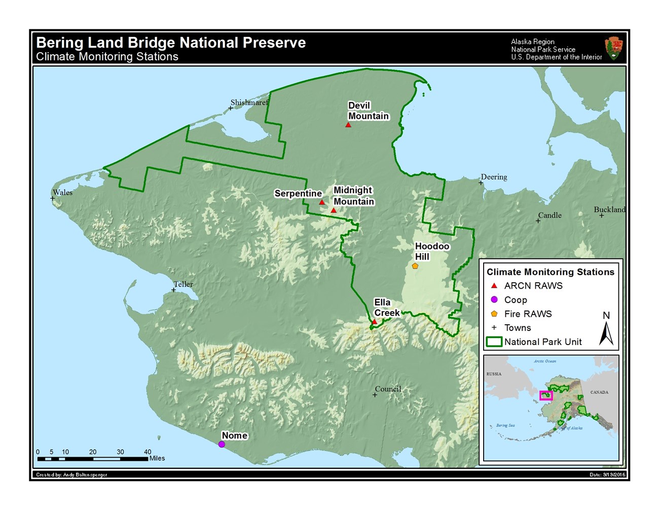 Bering Land Bridge National Preserve/Nome Weather Summary Fall