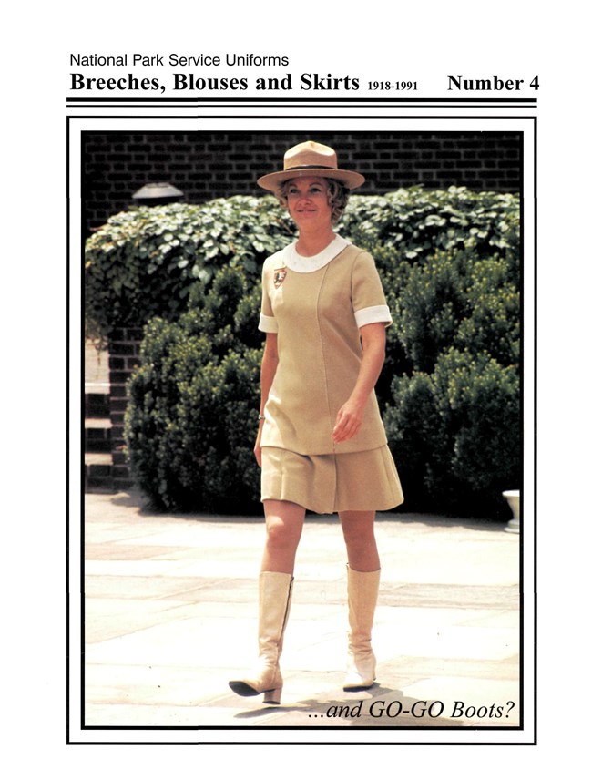 Cover of Breeches, Blouses and Skirts Cover of women's uniform book with woman in culottes, tunic, and boots