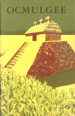 Ocmulgee handbook cover Graphic depiction of mound