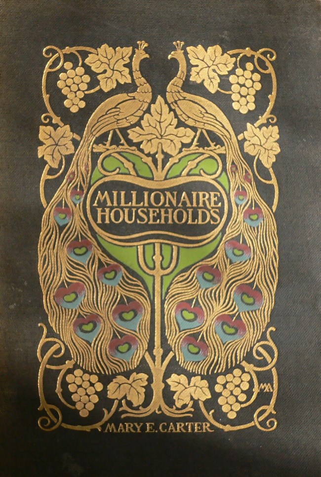 A book entitled "Millionaire Households" by Mary E. Carter.