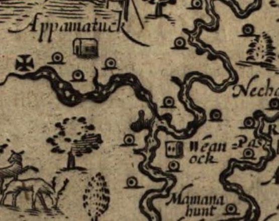 Map of the village site Map of the village site